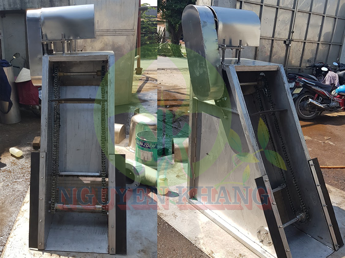 MÁY TÁCH RÁC THÔ LƯỢC CÀO (DẠNG XÍCH) TỰ ĐỘNG